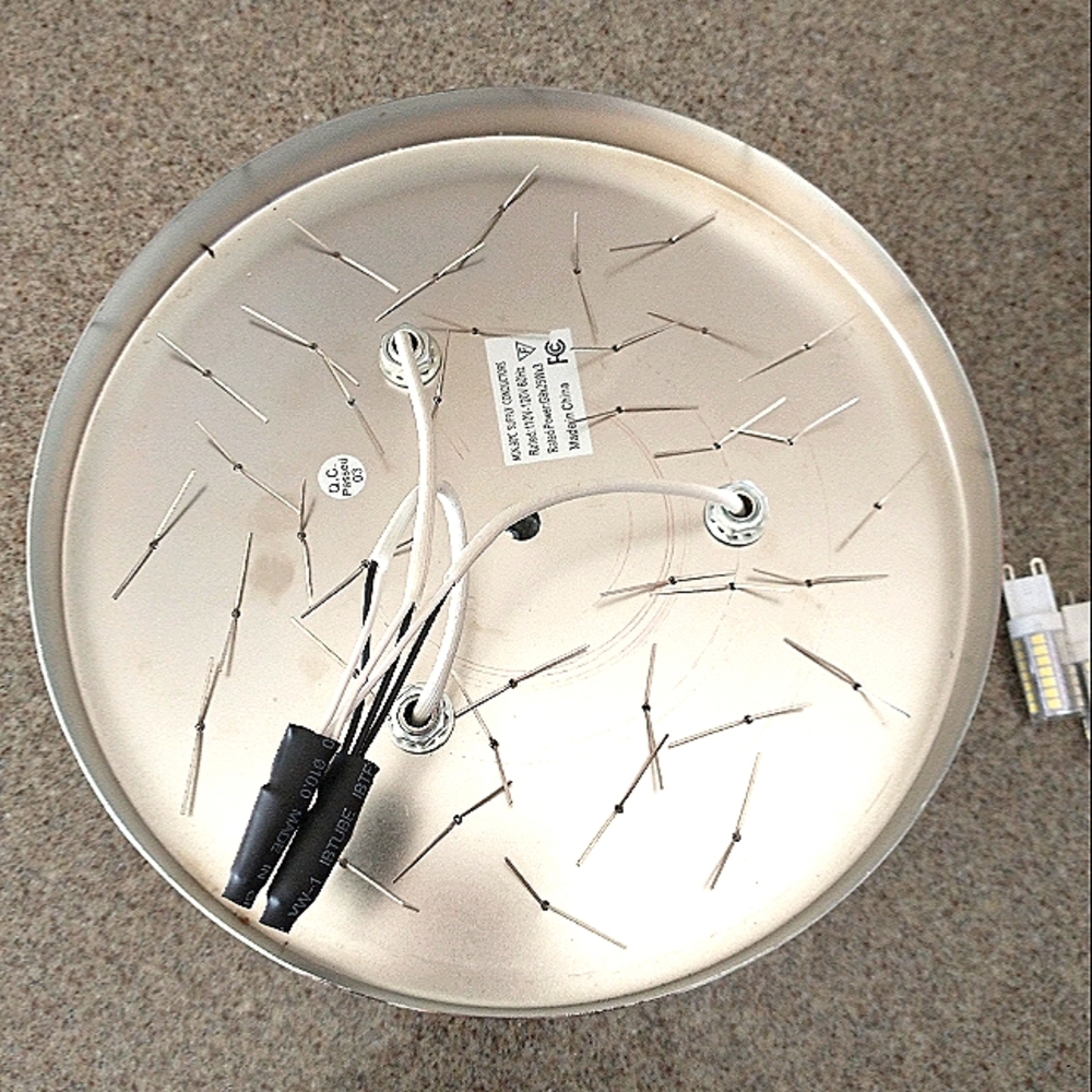 Acrylic Flush Mount Light Fixture - Picture 3 of 8